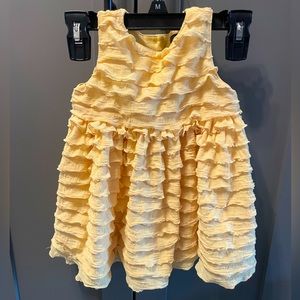 Ruffle buttery yellow sundress